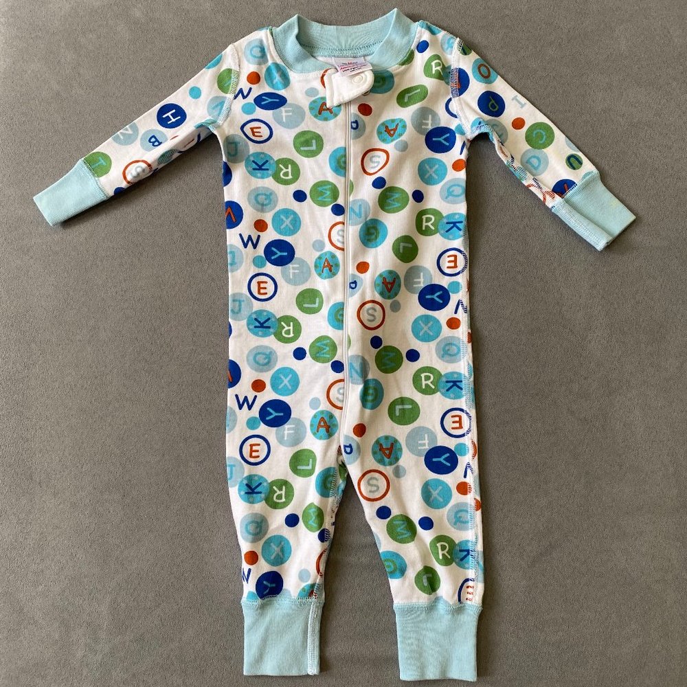 Hanna Andersson Alphabet Long Johns